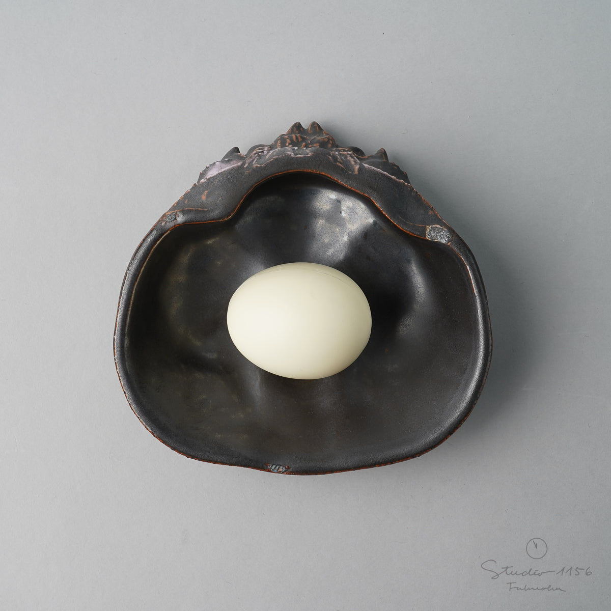 有田焼 蟹甲羅型皿 14cm [耐火耐熱]