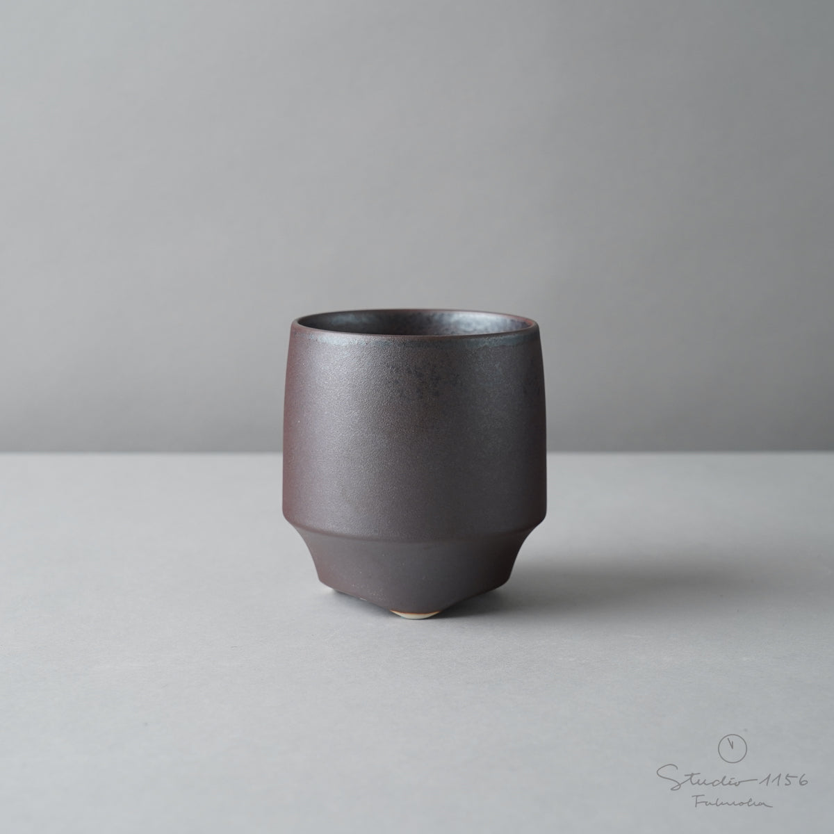 有田焼 Glaze 香酒盃 (M) フリーカップ 210ml 鉄釉 Zuiho Studio1156