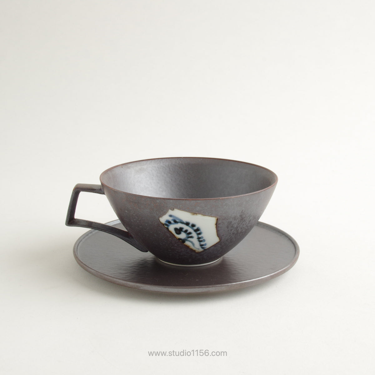 有田焼 [強化磁器] frame ティーカップ 200m AHJ 埋込陶片 ARITA HASAMI JAPAN Studio1156