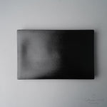 有田焼 高台長角皿 25cm 墨黒 Zuiho Studio1156