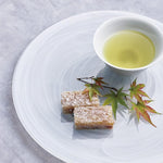 ガラス食器 水墨 フラットプレート 28cm BK/WH Yoshinuma-glass Studio1156