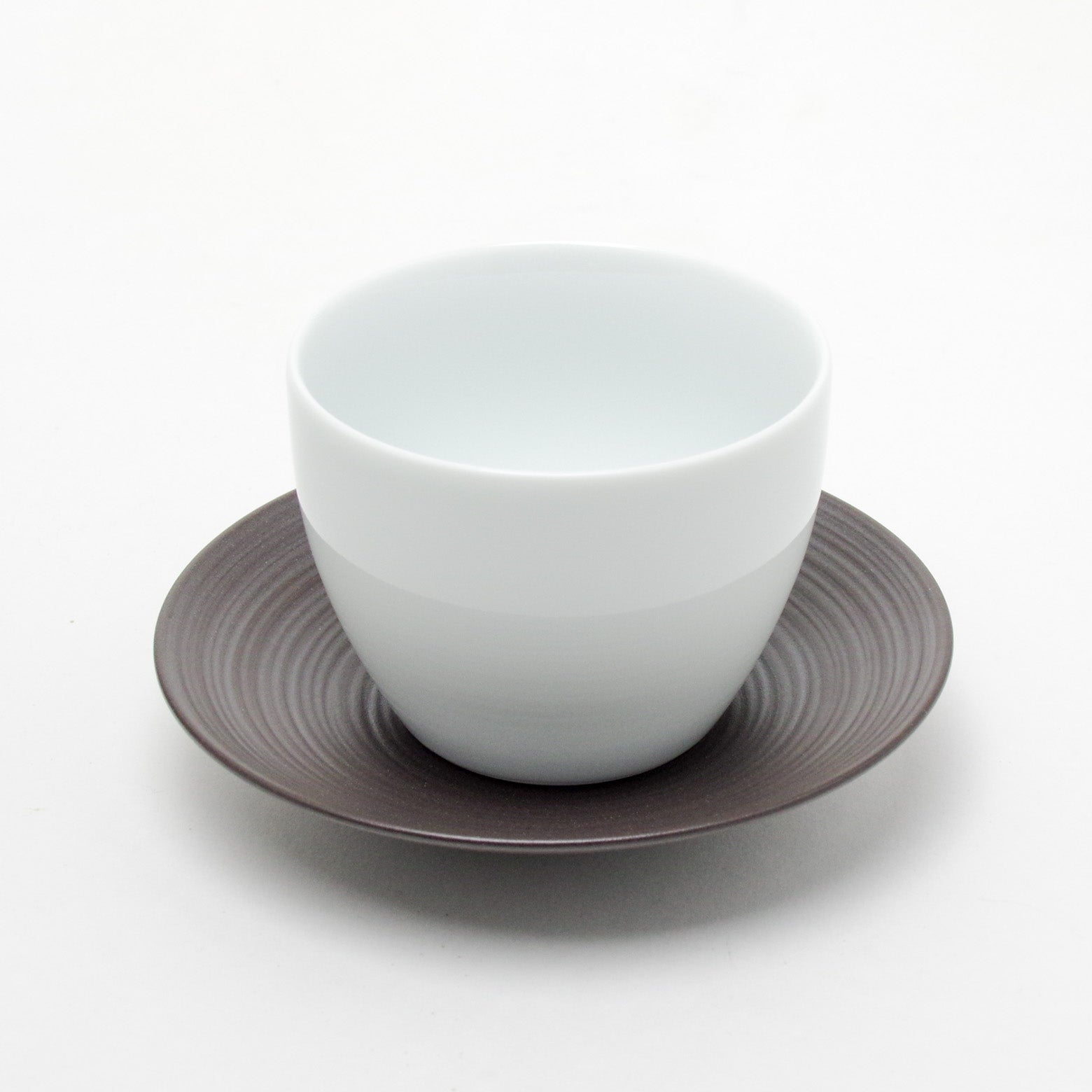 波佐見焼 陶茶托 錆巻 12cm Hakusan 茶托 Studio1156