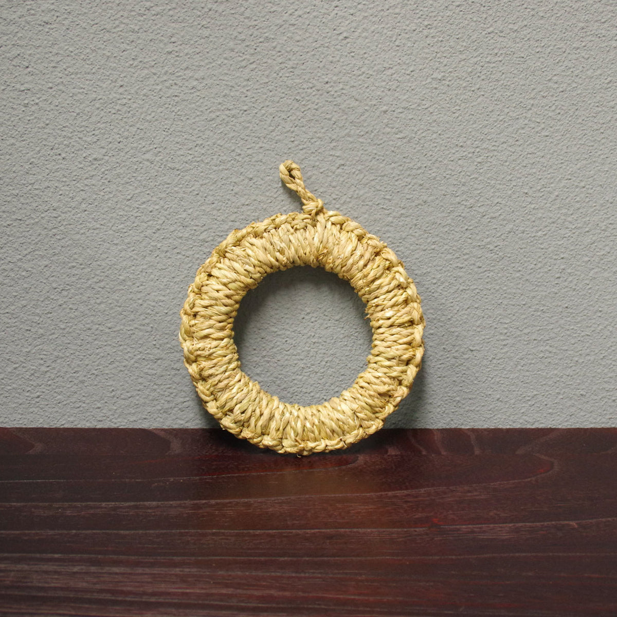 木竹工芸 ワラ鍋敷き (中) 18cm Takenosei Studio1156
