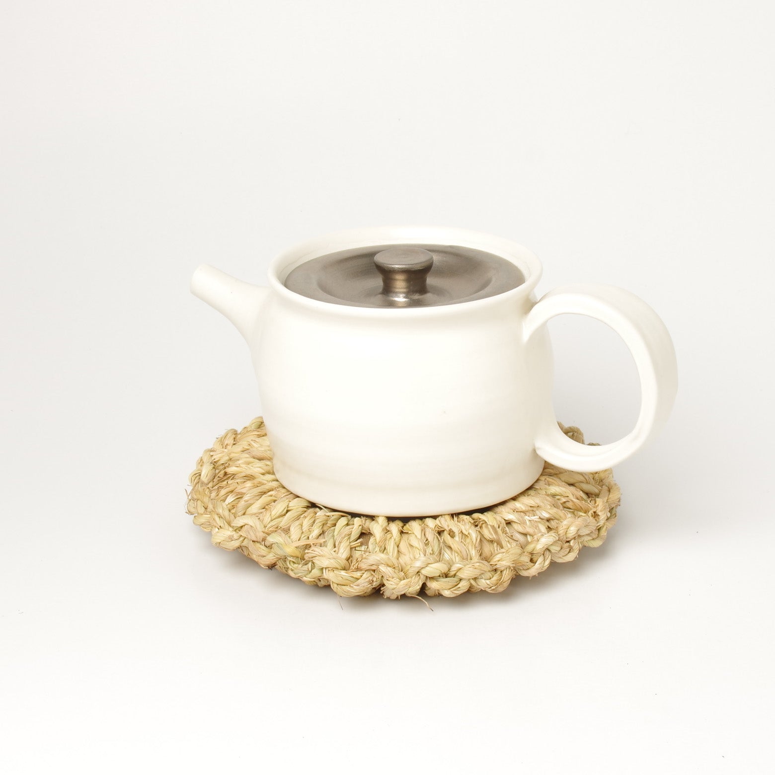 木竹工芸 ワラ鍋敷き (小) 15cm Takenosei 鍋敷き Studio1156