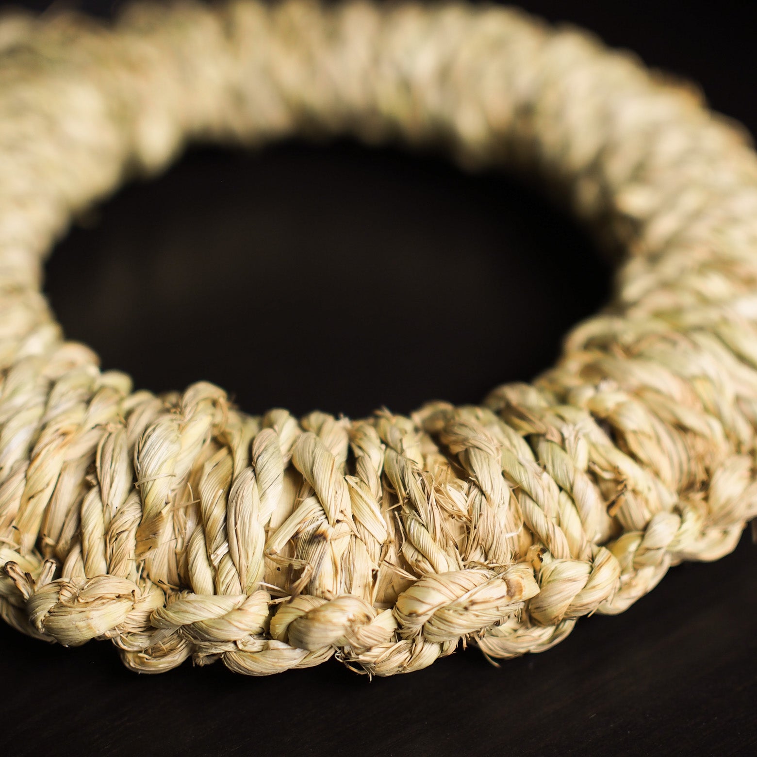 木竹工芸 ワラ鍋敷き (小) 15cm Takenosei 鍋敷き Studio1156