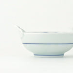 波佐見焼 染付 菊割青海波 手付小付 小鉢 10cm Takayama Studio1156